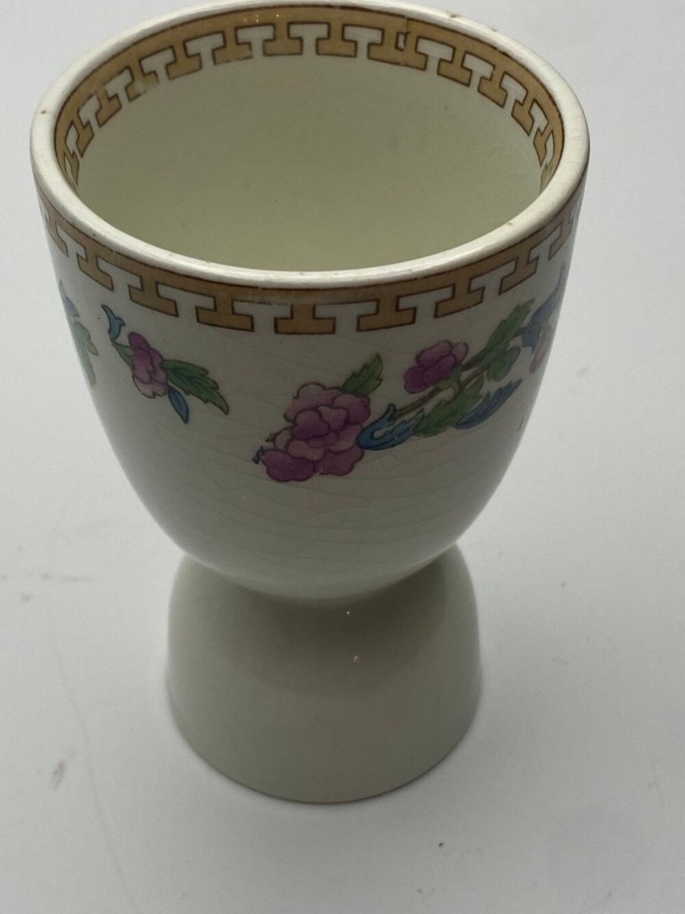 Mauve Peony Egg Cup